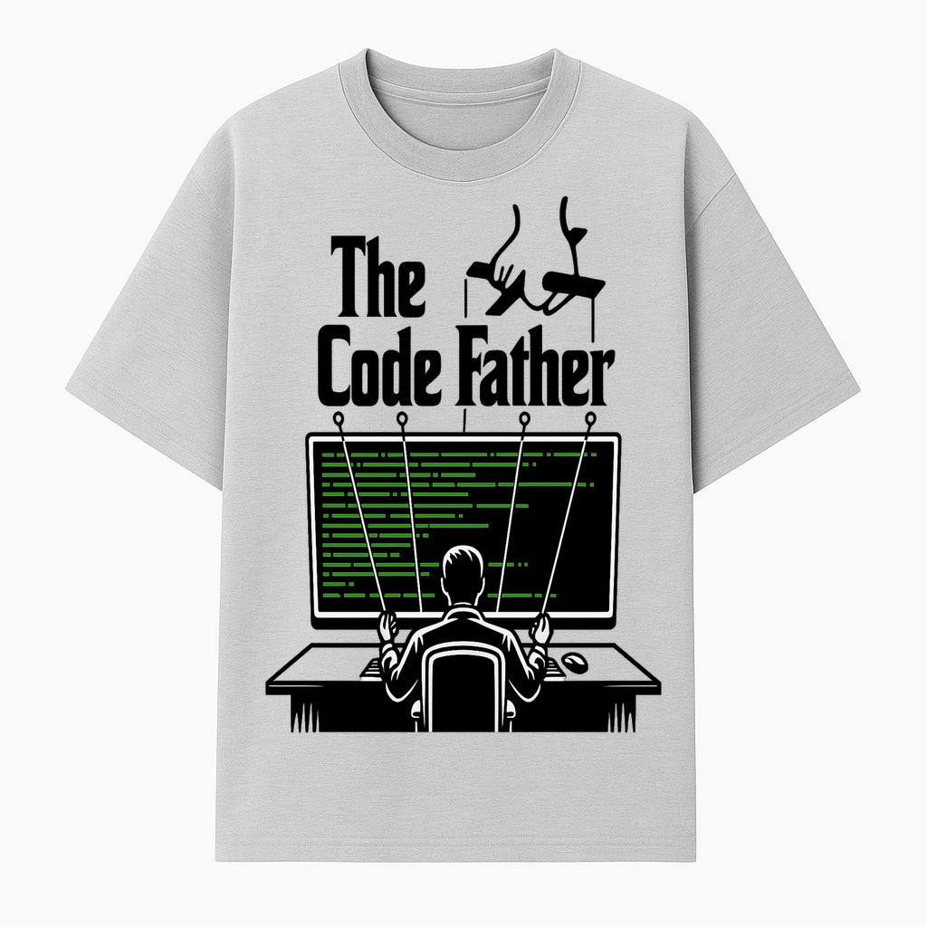 The Code Father T-Shirt | Programmer Humor | Geeky Gift for Coders | Vintage Style Graphic Tee | Funny IT Apparel - T-shirt 1758004725611.jpg