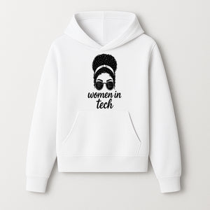Women in Tech Graphic Tee - Empowering T-Shirt for Girls in Technology, Feminist Apparel, Black Girl Magic Fashion - Hoodie 1758004725667.jpg