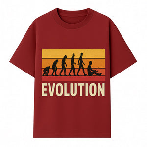 Evolution of Man Graphic Tee - Funny Retro Design, Evolution to Technology, Science T-Shirt, Unique Gift for Nerds - T-shirt 1758004725834.jpg