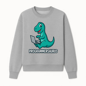 Programmersaurus T-Rex Dinosaur Laptop Sticker | Cute Tech Humor Gift for Programmers, Coders, and Developers - Sweatshirt 1758004725836.jpg