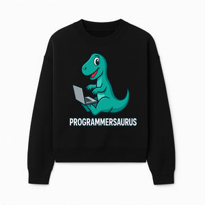 Programmersaurus T-Rex Dinosaur Laptop Sticker | Cute Tech Humor Gift for Programmers, Coders, and Developers - Sweatshirt 1758004725990.jpg