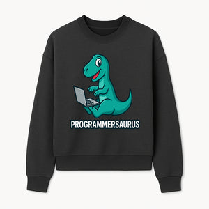 Programmersaurus T-Rex Dinosaur Laptop Sticker | Cute Tech Humor Gift for Programmers, Coders, and Developers - Sweatshirt 1758004726216.jpg