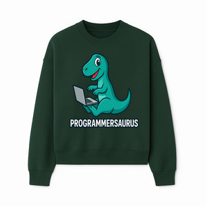 Programmersaurus T-Rex Dinosaur Laptop Sticker | Cute Tech Humor Gift for Programmers, Coders, and Developers - Sweatshirt 1758004726384.jpg
