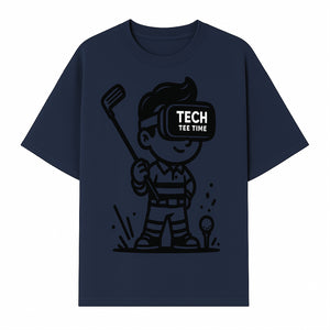 Tech Tee Time VR Golf Graphic Tee for Kids - Fun Virtual Reality Golfing T-Shirt - T-shirt 1758004726397.jpg