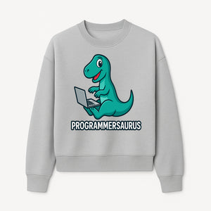 Programmersaurus T-Rex Dinosaur Laptop Sticker | Cute Tech Humor Gift for Programmers, Coders, and Developers - Sweatshirt 1758004726524.jpg