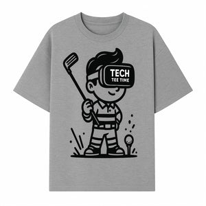 Tech Tee Time VR Golf Graphic Tee for Kids - Fun Virtual Reality Golfing T-Shirt - T-shirt 1758004726709.jpg