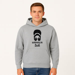 Women in Tech Graphic Tee - Empowering T-Shirt for Girls in Technology, Feminist Apparel, Black Girl Magic Fashion - Hoodie 1758004726870.jpg