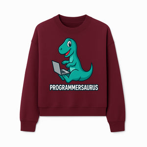 Programmersaurus T-Rex Dinosaur Laptop Sticker | Cute Tech Humor Gift for Programmers, Coders, and Developers - Sweatshirt 1758004726939.jpg