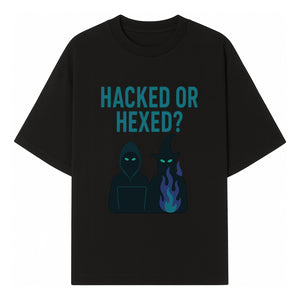 Hacked or Hexed? Mystery Tech and Magic T-Shirt for Gamers and Witches - T-shirt 1758004726949.jpg