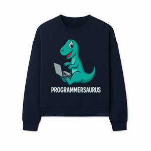 Programmersaurus T-Rex Dinosaur Laptop Sticker | Cute Tech Humor Gift for Programmers, Coders, and Developers - Sweatshirt 1758004727107.jpg