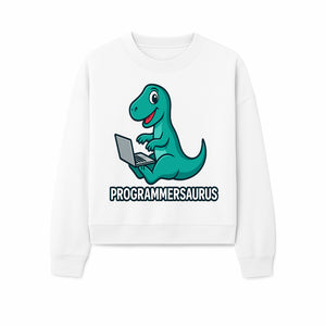 Programmersaurus T-Rex Dinosaur Laptop Sticker | Cute Tech Humor Gift for Programmers, Coders, and Developers - Sweatshirt 1758004727578.jpg