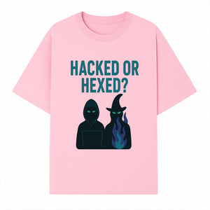 Hacked or Hexed? Mystery Tech and Magic T-Shirt for Gamers and Witches - T-shirt 1758004727784.jpg
