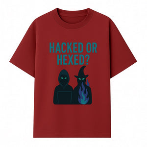 Hacked or Hexed? Mystery Tech and Magic T-Shirt for Gamers and Witches - T-shirt 1758004727956.jpg