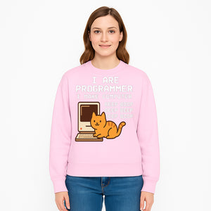 Funny Programmer Cat Design T-Shirt - I Make Computer Beep Boop - Geeky Gift for Tech Lovers and Cat Owners - Sweatshirt 1758004728092.jpg