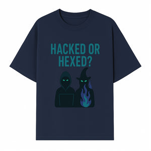 Hacked or Hexed? Mystery Tech and Magic T-Shirt for Gamers and Witches - T-shirt 1758004728127.jpg