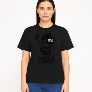 Tech Tee Time VR Golf Graphic Tee for Kids - Fun Virtual Reality Golfing T-Shirt - T-shirt 1758004728193.jpg