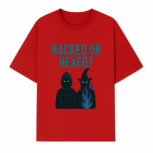Hacked or Hexed? Mystery Tech and Magic T-Shirt for Gamers and Witches - T-shirt 1758004728331.jpg