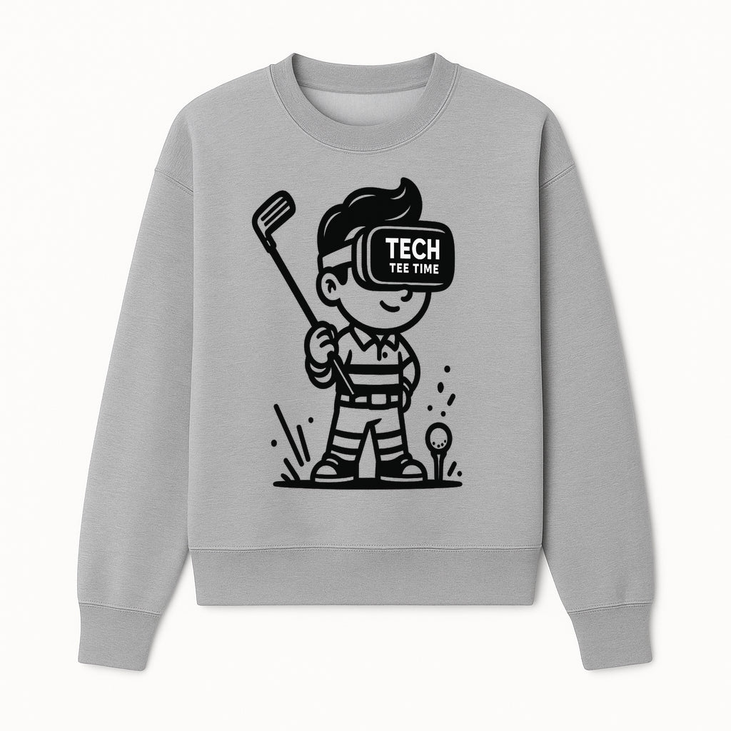 Tech Tee Time VR Golf Graphic Tee for Kids - Fun Virtual Reality Golfing T-Shirt - Sweatshirt 1758004728363.jpg