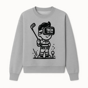 Tech Tee Time VR Golf Graphic Tee for Kids - Fun Virtual Reality Golfing T-Shirt - Sweatshirt 1758004728363.jpg