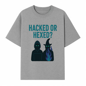 Hacked or Hexed? Mystery Tech and Magic T-Shirt for Gamers and Witches - T-shirt 1758004728507.jpg