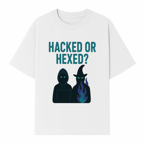 Hacked or Hexed? Mystery Tech and Magic T-Shirt for Gamers and Witches - T-shirt 1758004728678.jpg
