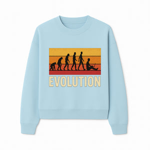Evolution of Man Graphic Tee - Funny Retro Design, Evolution to Technology, Science T-Shirt, Unique Gift for Nerds - Sweatshirt 1758004728720.jpg