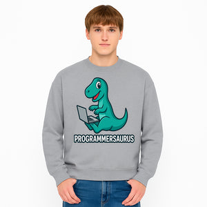 Programmersaurus T-Rex Dinosaur Laptop Sticker | Cute Tech Humor Gift for Programmers, Coders, and Developers - Sweatshirt 1758004728726.jpg