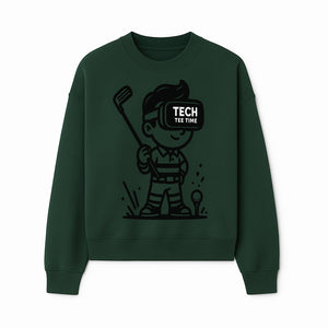 Tech Tee Time VR Golf Graphic Tee for Kids - Fun Virtual Reality Golfing T-Shirt - Sweatshirt 1758004728811.jpg