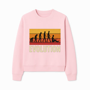 Evolution of Man Graphic Tee - Funny Retro Design, Evolution to Technology, Science T-Shirt, Unique Gift for Nerds - Sweatshirt 1758004728842.jpg