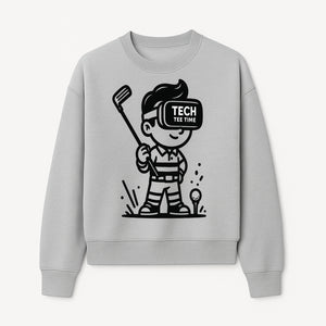 Tech Tee Time VR Golf Graphic Tee for Kids - Fun Virtual Reality Golfing T-Shirt - Sweatshirt 1758004728956.jpg
