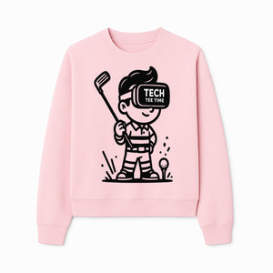 Tech Tee Time VR Golf Graphic Tee for Kids - Fun Virtual Reality Golfing T-Shirt - Sweatshirt 1758004729276.jpg