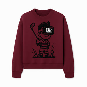 Tech Tee Time VR Golf Graphic Tee for Kids - Fun Virtual Reality Golfing T-Shirt - Sweatshirt 1758004729455.jpg