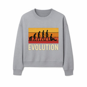 Evolution of Man Graphic Tee - Funny Retro Design, Evolution to Technology, Science T-Shirt, Unique Gift for Nerds - Sweatshirt 1758004729456.jpg