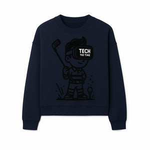 Tech Tee Time VR Golf Graphic Tee for Kids - Fun Virtual Reality Golfing T-Shirt - Sweatshirt 1758004729586.jpg