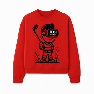 Tech Tee Time VR Golf Graphic Tee for Kids - Fun Virtual Reality Golfing T-Shirt - Sweatshirt 1758004729686.jpg