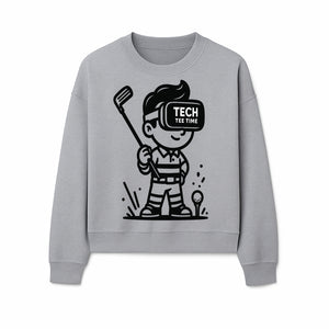 Tech Tee Time VR Golf Graphic Tee for Kids - Fun Virtual Reality Golfing T-Shirt - Sweatshirt 1758004729834.jpg
