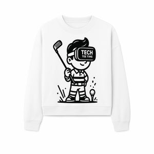 Tech Tee Time VR Golf Graphic Tee for Kids - Fun Virtual Reality Golfing T-Shirt - Sweatshirt 1758004729989.jpg