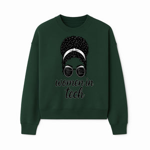 Women in Tech Graphic Tee - Empowering T-Shirt for Girls in Technology, Feminist Apparel, Black Girl Magic Fashion - Sweatshirt 1758004730932.jpg