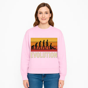 Evolution of Man Graphic Tee - Funny Retro Design, Evolution to Technology, Science T-Shirt, Unique Gift for Nerds - Sweatshirt 1758004730963.jpg