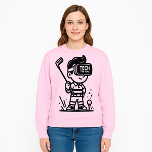 Tech Tee Time VR Golf Graphic Tee for Kids - Fun Virtual Reality Golfing T-Shirt - Sweatshirt 1758004731348.jpg