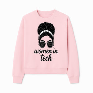 Women in Tech Graphic Tee - Empowering T-Shirt for Girls in Technology, Feminist Apparel, Black Girl Magic Fashion - Sweatshirt 1758004731455.jpg