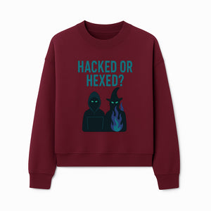 Hacked or Hexed? Mystery Tech and Magic T-Shirt for Gamers and Witches - Sweatshirt 1758004731590.jpg