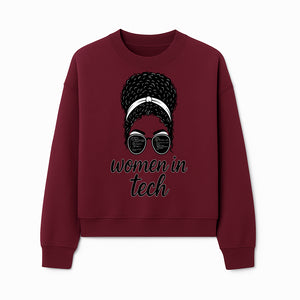 Women in Tech Graphic Tee - Empowering T-Shirt for Girls in Technology, Feminist Apparel, Black Girl Magic Fashion - Sweatshirt 1758004731607.jpg