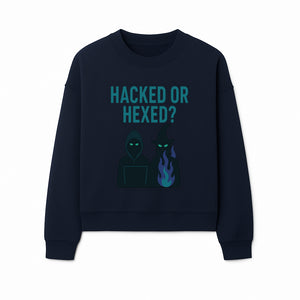 Hacked or Hexed? Mystery Tech and Magic T-Shirt for Gamers and Witches - Sweatshirt 1758004731751.jpg
