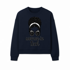 Women in Tech Graphic Tee - Empowering T-Shirt for Girls in Technology, Feminist Apparel, Black Girl Magic Fashion - Sweatshirt 1758004731808.jpg
