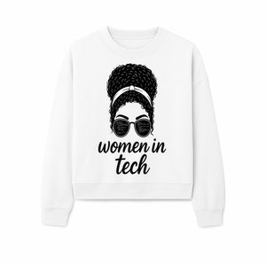 Women in Tech Graphic Tee - Empowering T-Shirt for Girls in Technology, Feminist Apparel, Black Girl Magic Fashion - Sweatshirt 1758004732260.jpg