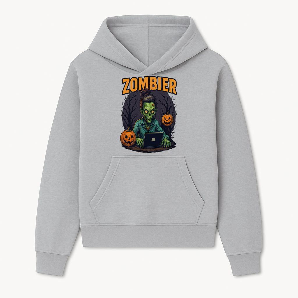 Zombie Gamer Graphic Tee - Halloween Costume Shirt with Spooky Pumpkins and Eerie Design for Men and Women - Hoodie 1758004732388.jpg