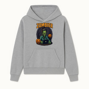 Zombie Gamer Graphic Tee - Halloween Costume Shirt with Spooky Pumpkins and Eerie Design for Men and Women - Hoodie 1758004733048.jpg