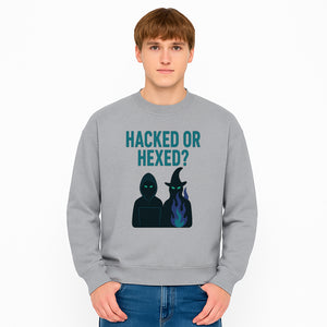 Hacked or Hexed? Mystery Tech and Magic T-Shirt for Gamers and Witches - Sweatshirt 1758004733405.jpg