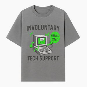Involuntary Tech Support T-Shirt | 24/7 On Call Computer Help Funny Graphic Tee - T-shirt 1758004733435.jpg